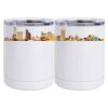 10 oz. White Stainless Steel Short Tumbler Thumbnail