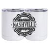 10 oz. White Stainless Steel Short Tumbler Thumbnail