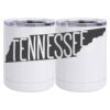 10 oz. White Stainless Steel Short Tumbler Thumbnail