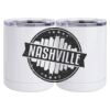 10 oz. White Stainless Steel Short Tumbler Thumbnail