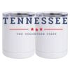 10 oz. White Stainless Steel Short Tumbler Thumbnail