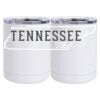10 oz. White Stainless Steel Short Tumbler Thumbnail