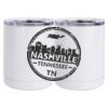 10 oz. White Stainless Steel Short Tumbler Thumbnail