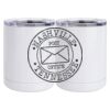 10 oz. White Stainless Steel Short Tumbler Thumbnail