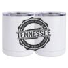 10 oz. White Stainless Steel Short Tumbler Thumbnail