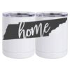 10 oz. White Stainless Steel Short Tumbler Thumbnail