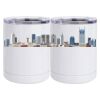 10 oz. White Stainless Steel Short Tumbler Thumbnail