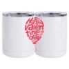 10 oz. White Stainless Steel Short Tumbler Thumbnail