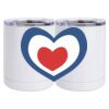10 oz. White Stainless Steel Short Tumbler Thumbnail