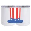 10 oz. White Stainless Steel Short Tumbler Thumbnail