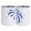 10 oz. White Stainless Steel Short Tumbler Thumbnail