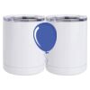10 oz. White Stainless Steel Short Tumbler Thumbnail
