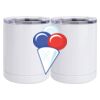 10 oz. White Stainless Steel Short Tumbler Thumbnail