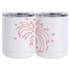 10 oz. White Stainless Steel Short Tumbler Thumbnail