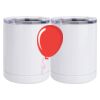 10 oz. White Stainless Steel Short Tumbler Thumbnail