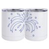10 oz. White Stainless Steel Short Tumbler Thumbnail