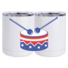 10 oz. White Stainless Steel Short Tumbler Thumbnail
