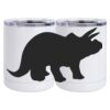 10 oz. White Stainless Steel Short Tumbler Thumbnail