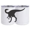 10 oz. White Stainless Steel Short Tumbler Thumbnail