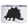 10 oz. White Stainless Steel Short Tumbler Thumbnail