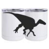 10 oz. White Stainless Steel Short Tumbler Thumbnail