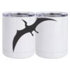 10 oz. White Stainless Steel Short Tumbler Thumbnail