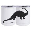 10 oz. White Stainless Steel Short Tumbler Thumbnail