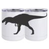 10 oz. White Stainless Steel Short Tumbler Thumbnail