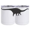 10 oz. White Stainless Steel Short Tumbler Thumbnail