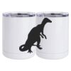 10 oz. White Stainless Steel Short Tumbler Thumbnail