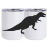 10 oz. White Stainless Steel Short Tumbler Thumbnail