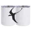 10 oz. White Stainless Steel Short Tumbler Thumbnail