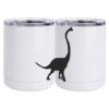 10 oz. White Stainless Steel Short Tumbler Thumbnail