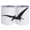 10 oz. White Stainless Steel Short Tumbler Thumbnail