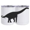 10 oz. White Stainless Steel Short Tumbler Thumbnail