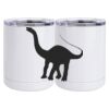 10 oz. White Stainless Steel Short Tumbler Thumbnail