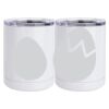 10 oz. White Stainless Steel Short Tumbler Thumbnail