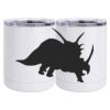 10 oz. White Stainless Steel Short Tumbler Thumbnail