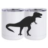 10 oz. White Stainless Steel Short Tumbler Thumbnail