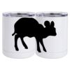 10 oz. White Stainless Steel Short Tumbler Thumbnail
