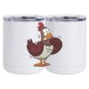 10 oz. White Stainless Steel Short Tumbler Thumbnail