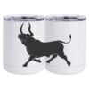 10 oz. White Stainless Steel Short Tumbler Thumbnail