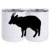 10 oz. White Stainless Steel Short Tumbler Thumbnail