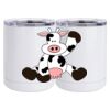 10 oz. White Stainless Steel Short Tumbler Thumbnail