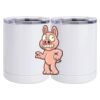 10 oz. White Stainless Steel Short Tumbler Thumbnail