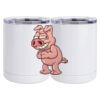 10 oz. White Stainless Steel Short Tumbler Thumbnail