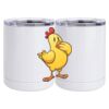 10 oz. White Stainless Steel Short Tumbler Thumbnail