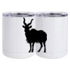 10 oz. White Stainless Steel Short Tumbler Thumbnail