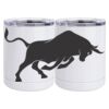 10 oz. White Stainless Steel Short Tumbler Thumbnail