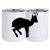10 oz. White Stainless Steel Short Tumbler Thumbnail